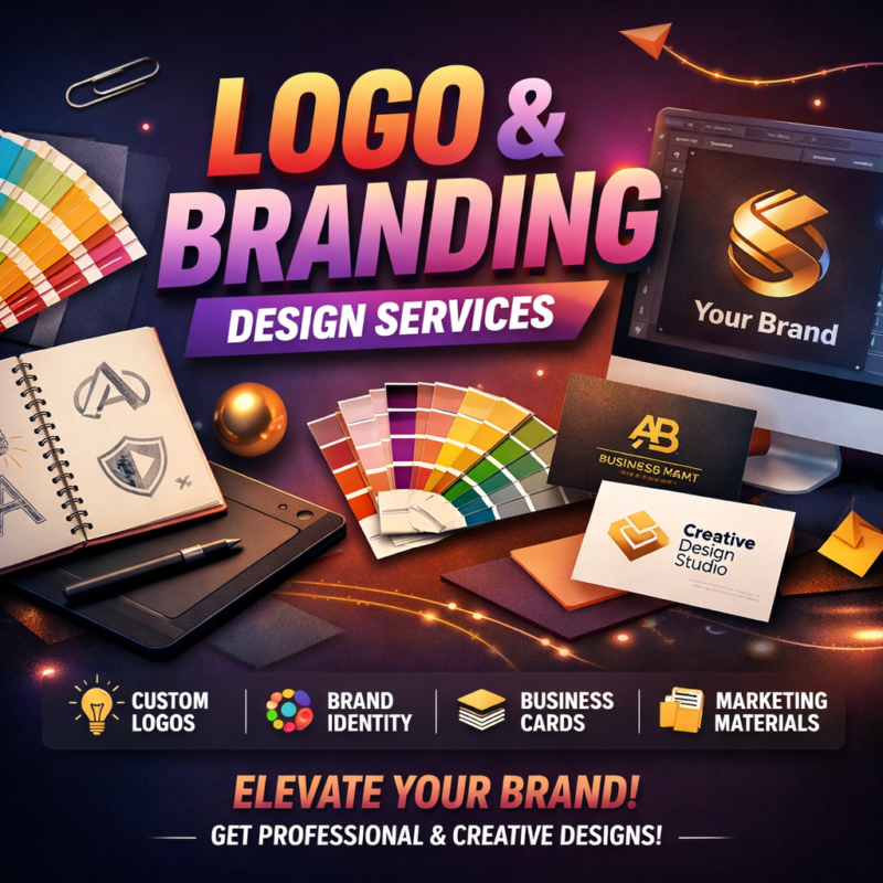 logo and branding menu design service