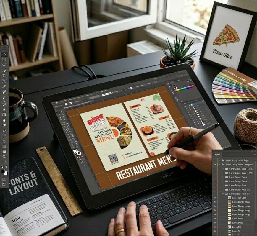Which is best for restaurant menu design font and how to choose the right font for the design. A business owner and designer both can understand what they need.