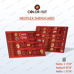 Neoflex Premium Restaurant Menu card Design