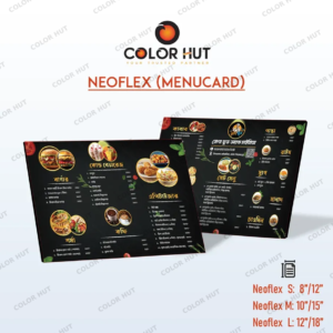 Professional Dark Theme Restaurant Menu Card Design