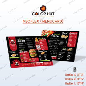 Modern Pizza & Burger Shop Menu Board