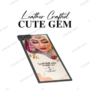 Luxury Leather Crafted Beauty Salon Menu Design