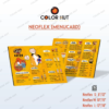 Professional Yellow Fast Food & Fuchka Corner Menu Card