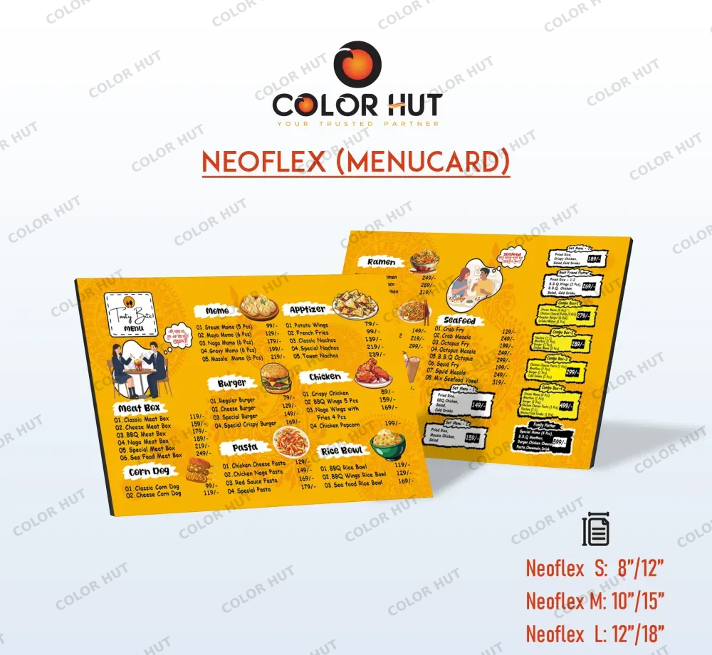 Modern Restaurant Menu Board Design