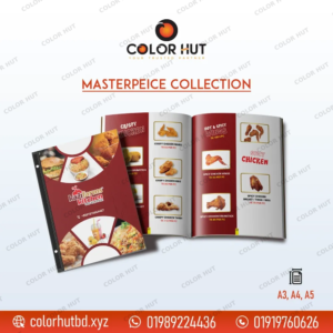 Restaurant menu book design template for Fast-food business, cafe, dine, coffee shop, restaurant e.t.c