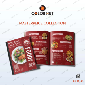 Menu Design and Printing Service