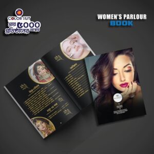 Elegant Modern Women’s Parlour & Bridal Menu Design