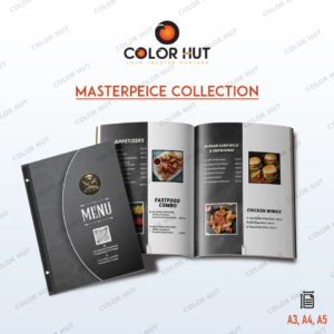 Elite Modern Custom Food Menu Printing