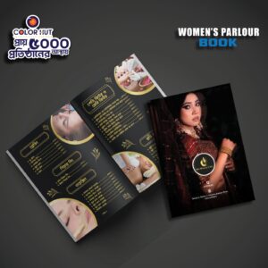 Premium Dark Gold Women's Parlor & Body Spa Menu Design