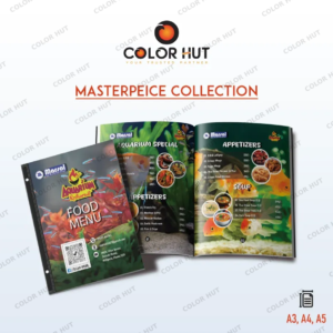 Custom Aquatic Themed Restaurant Menu Design and Printing