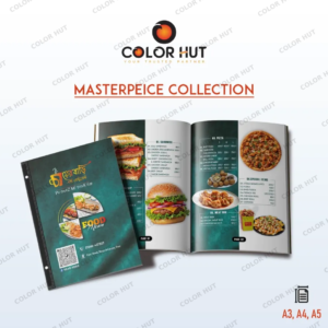 Premium Emerald Custom Cafe & Restaurant Menu Design and Printing