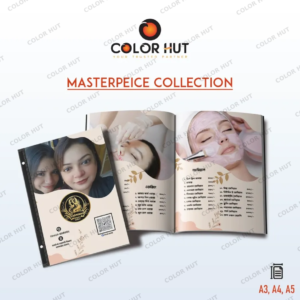 Soft Peach Floral Beauty Salon Menu Book Design