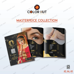 Royal Gold & Black Bridal Beauty Parlor Menu Design